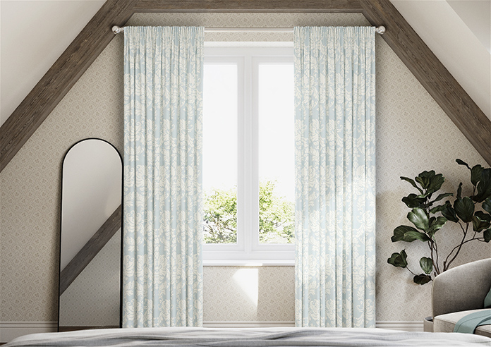 Teatro, Azure - Made to Measure Curtains - Image 3